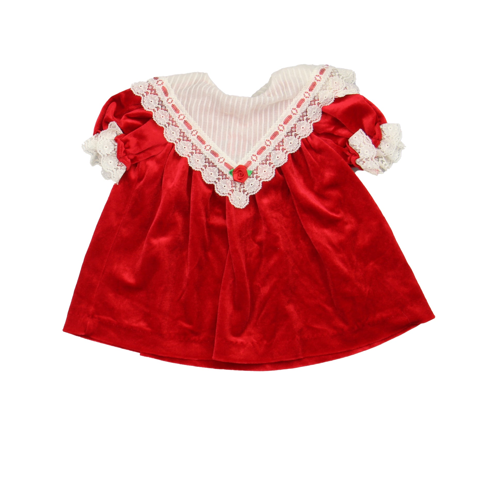 Piccolo Girls Red | White Dress Size: 18 Months Red | White
