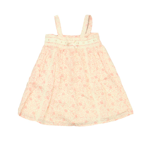 Piper & Posie Girls Pink Floral Dress Size: 6-9 Months Pink Floral