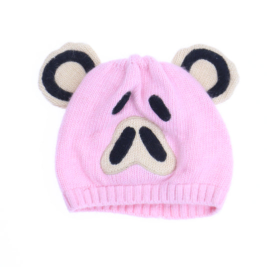 Portolano Kids Girls Pink Winter Hat Size: 6-9 Months Pink