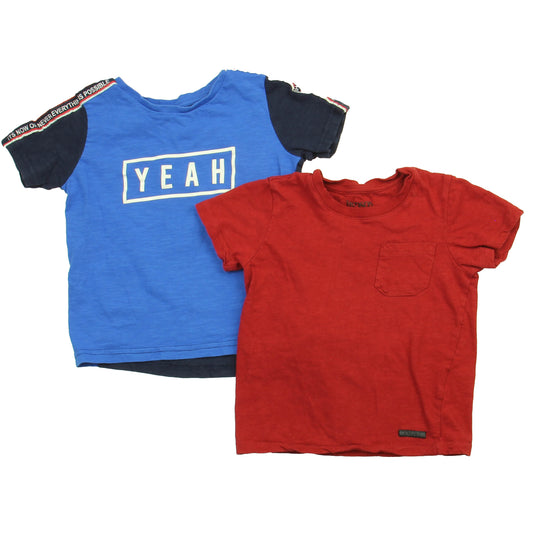 Primark | Hudson Boys Red | Blue T-Shirt Size: 3T