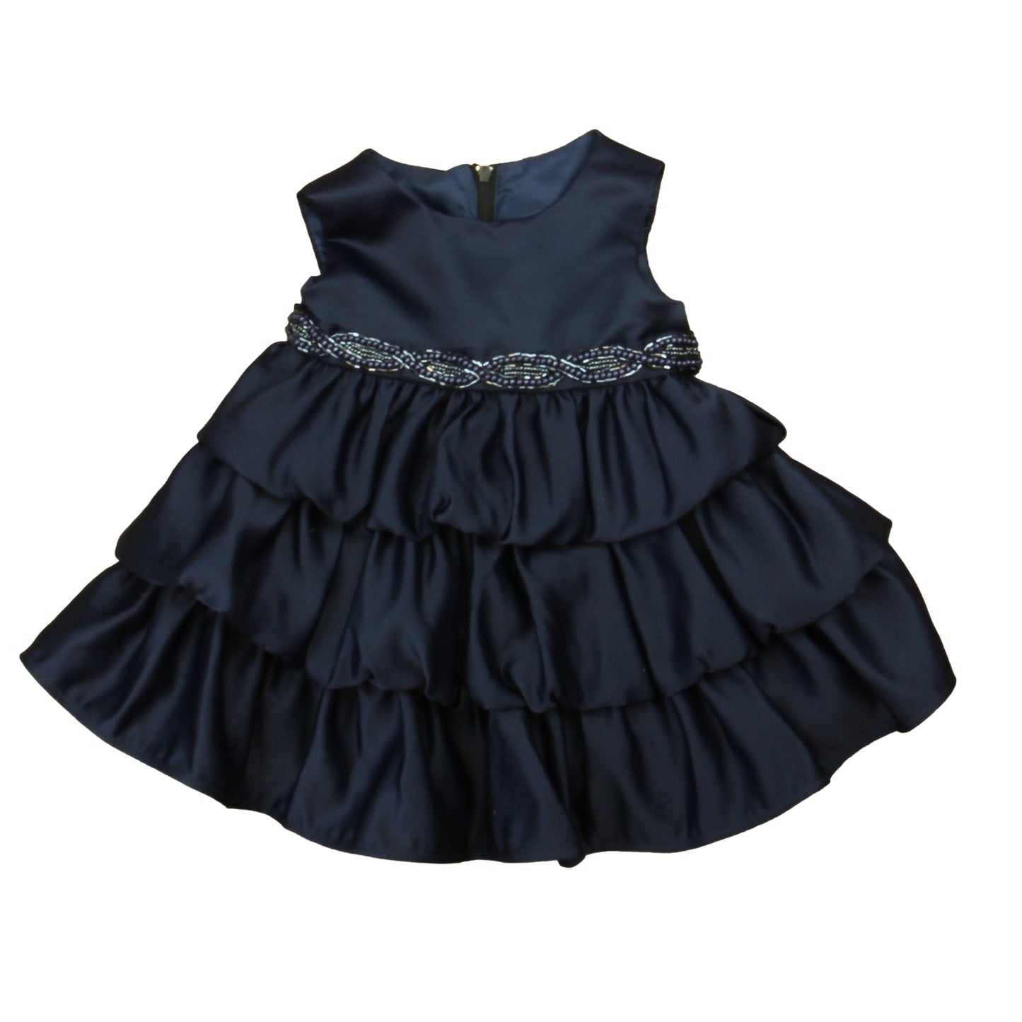 Princess Faith Girls Navy Special Occasion Dress Size: 12 Months Navy