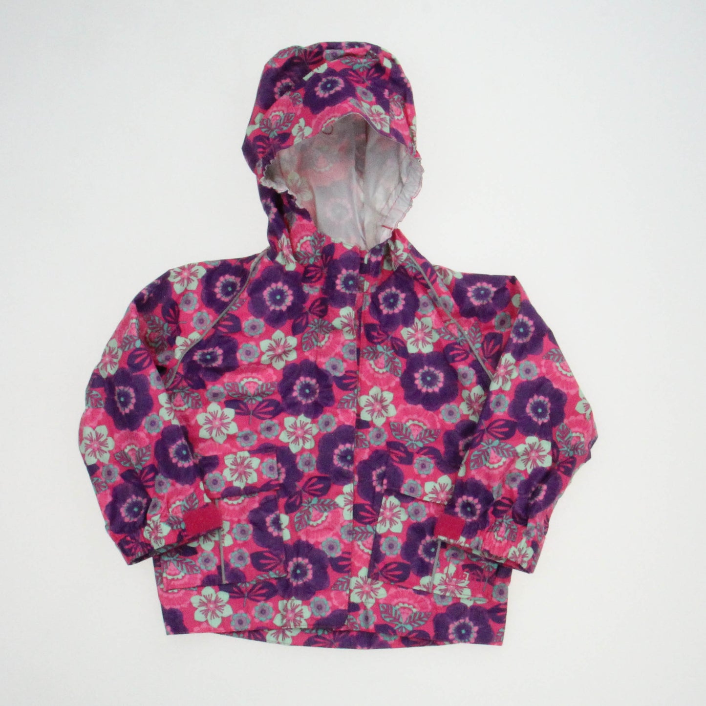 REI Girls Pink | Purple | Floral Jacket Size: 12 Months