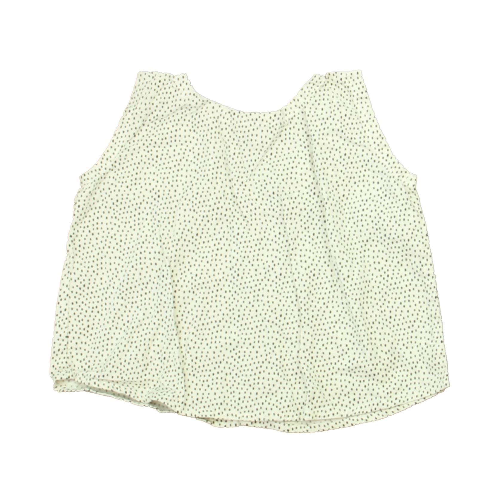 Rain People Girls White | Black Blouse Size: 12-24 Months White | Black