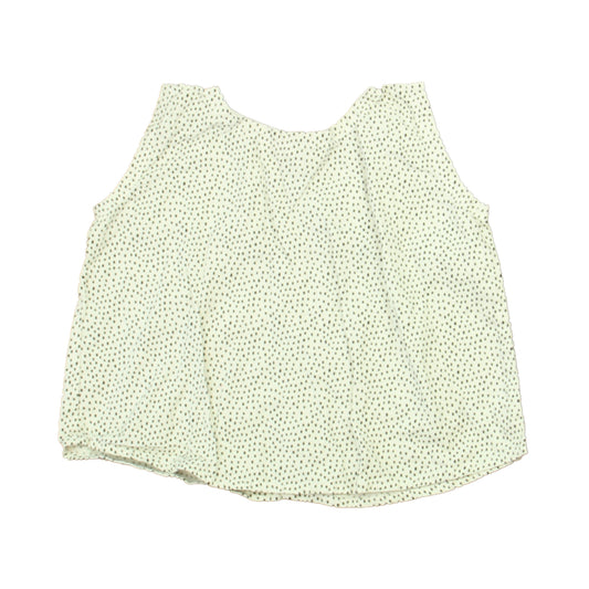 Rain People Girls White | Black Blouse Size: 12-24 Months White | Black