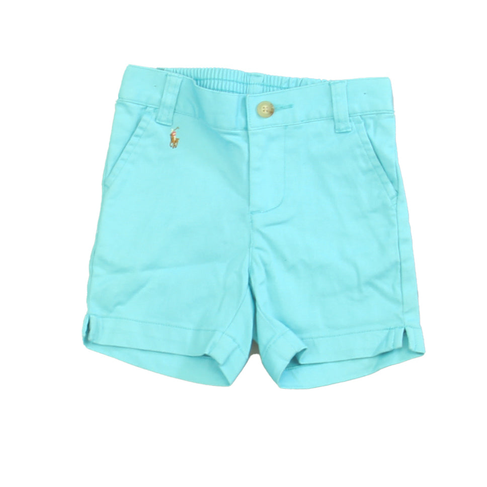 Ralph Lauren Girls Aqua Shorts Size: 12 Months Aqua