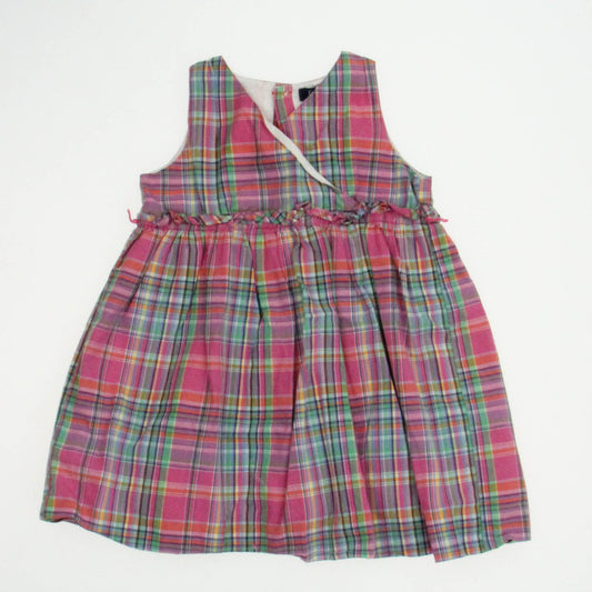 Ralph Lauren Girls Pink | Plaid Dress Size: 18 Months Pink | Plaid