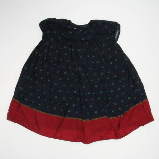 Ralph Lauren Girls Navy | Red Dress Size: 24 Months Navy | Red