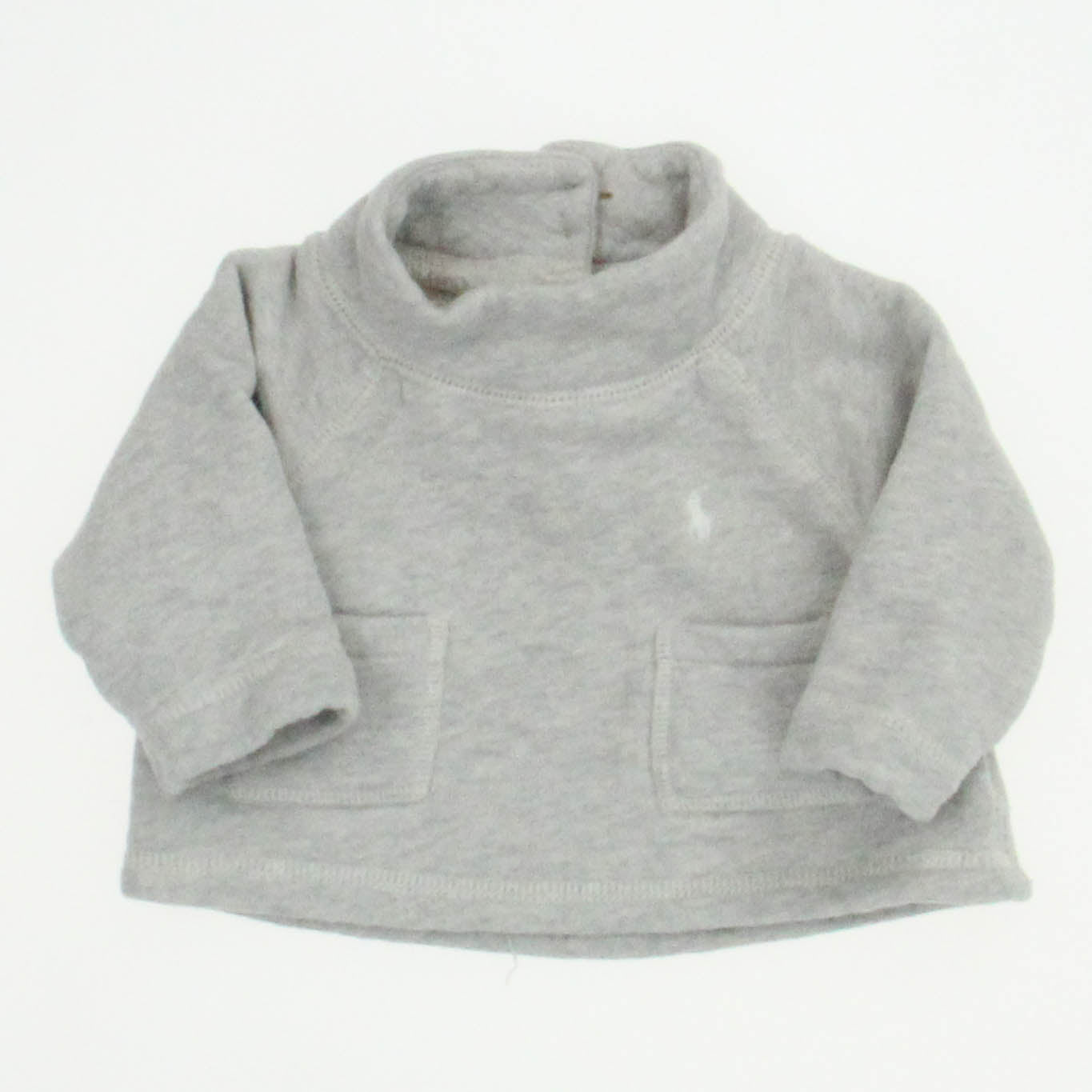 Ralph Lauren Unisex Grey Sweatshirt Size: 3 Months Grey