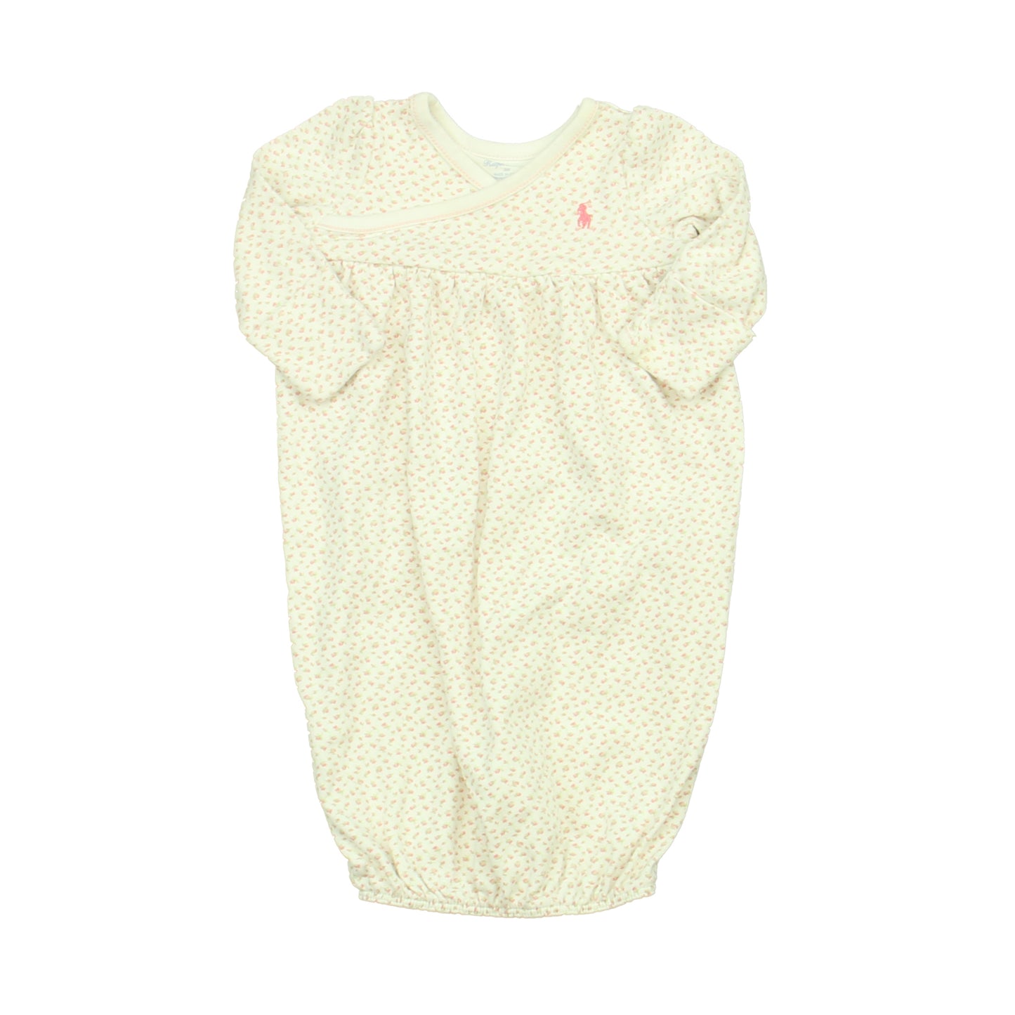 Ralph Lauren Girls Ivory | Pink Nightgown Size: 3 Months Ivory | Pink