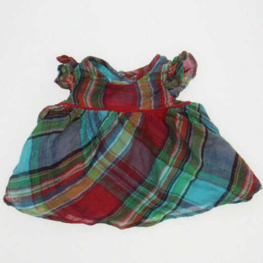 Ralph Lauren Girls Red | Green | Blue | Plaid Blouse Size: 3 Months Red | Green | Blue | Plaid