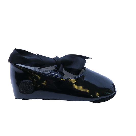Ralph Lauren Girls Black Patent Shoes Size: 4 Infant Black Patent