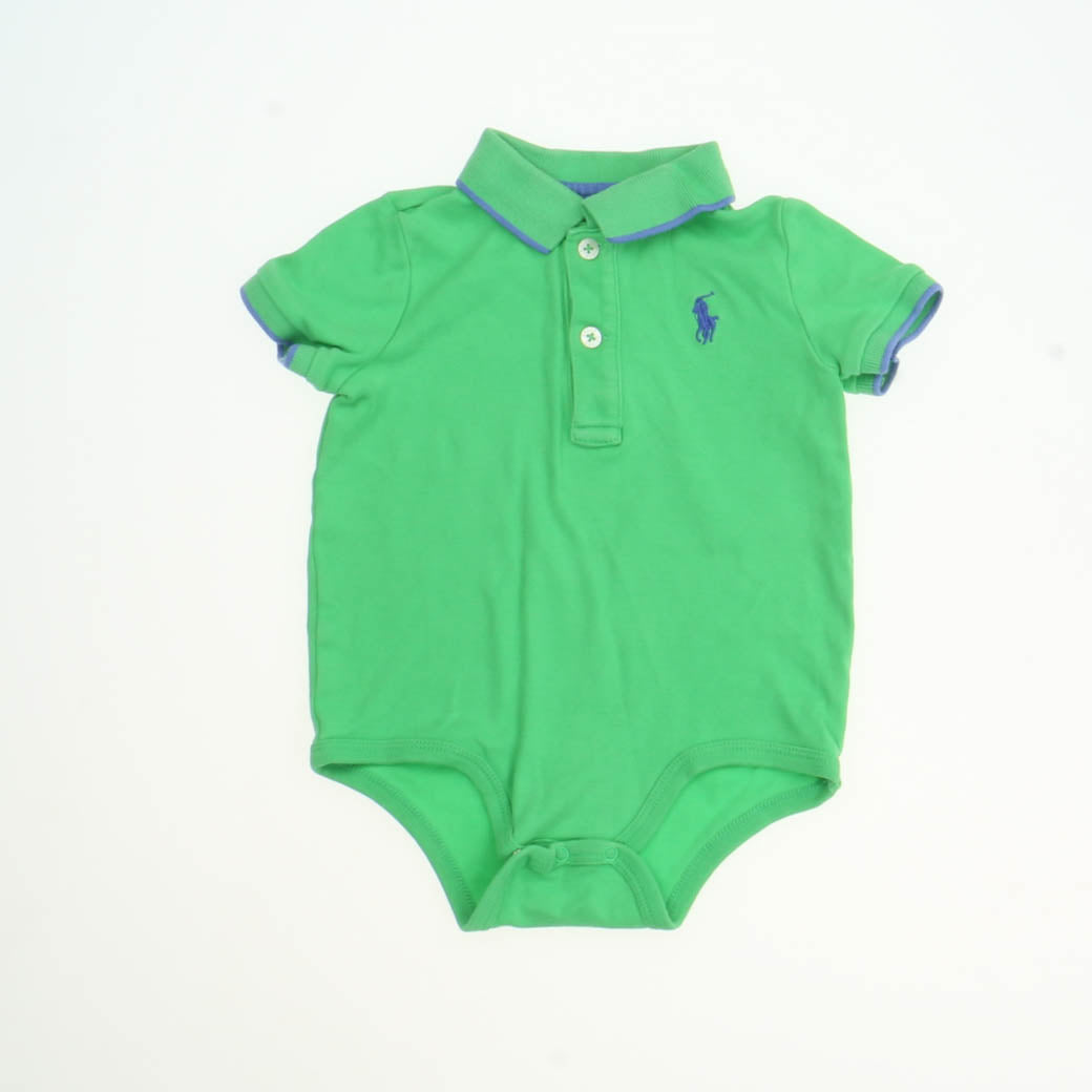 Ralph Lauren Boys Green Onesie Size: 9 Months Green