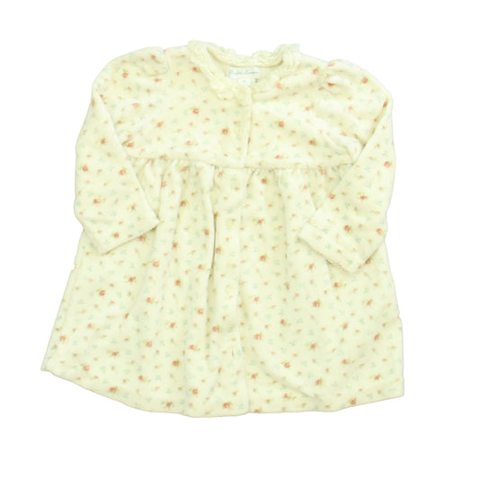 Ralph Lauren Girls Ivory Floral Dress Size: 9 Months Ivory Floral