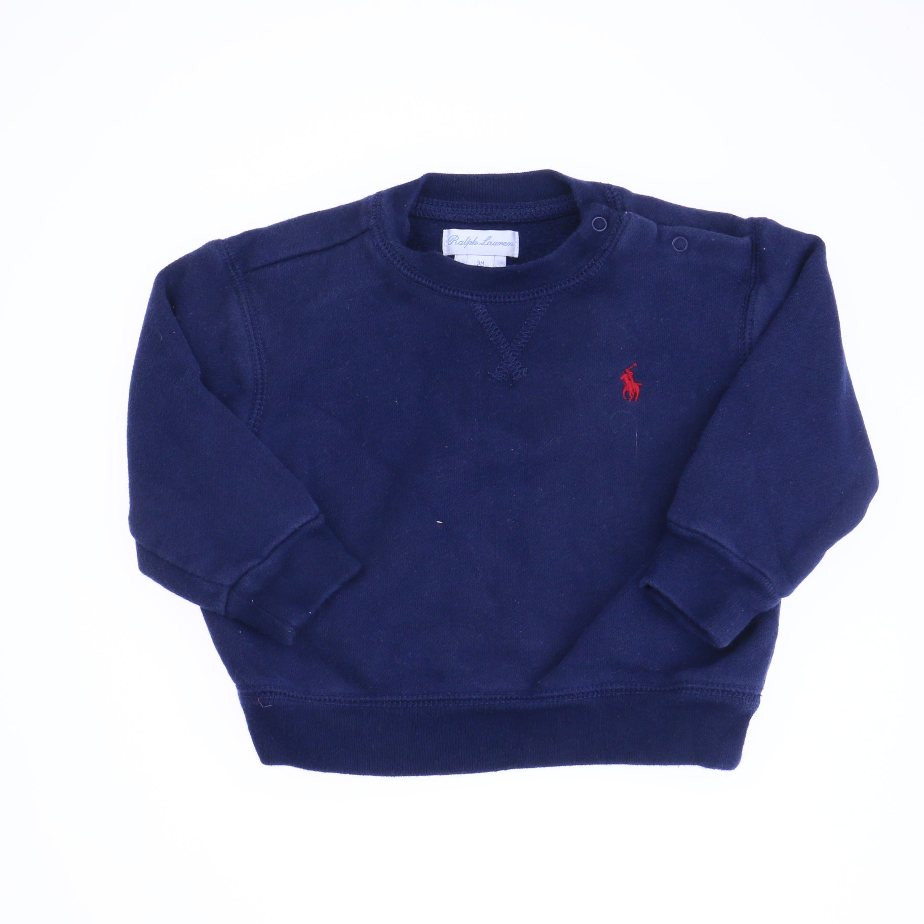 Ralph Lauren Boys Navy Sweatshirt Size: 9 Months Navy