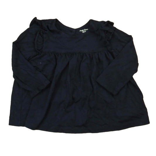 Ralph Lauren Girls Navy Long Sleeve Shirt Size: 9 Months Navy