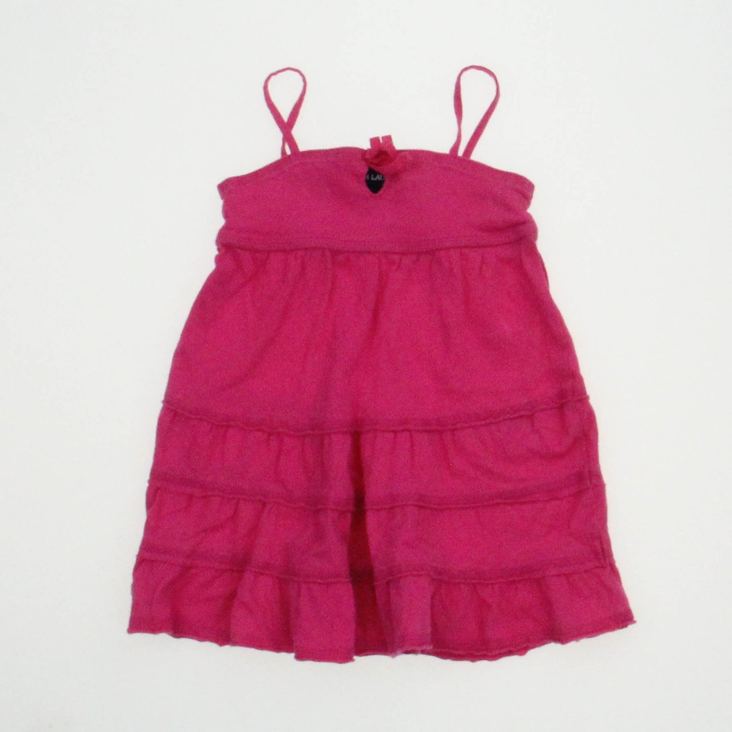 Ralph Lauren Girls Pink Dress Size: 9 Months Pink