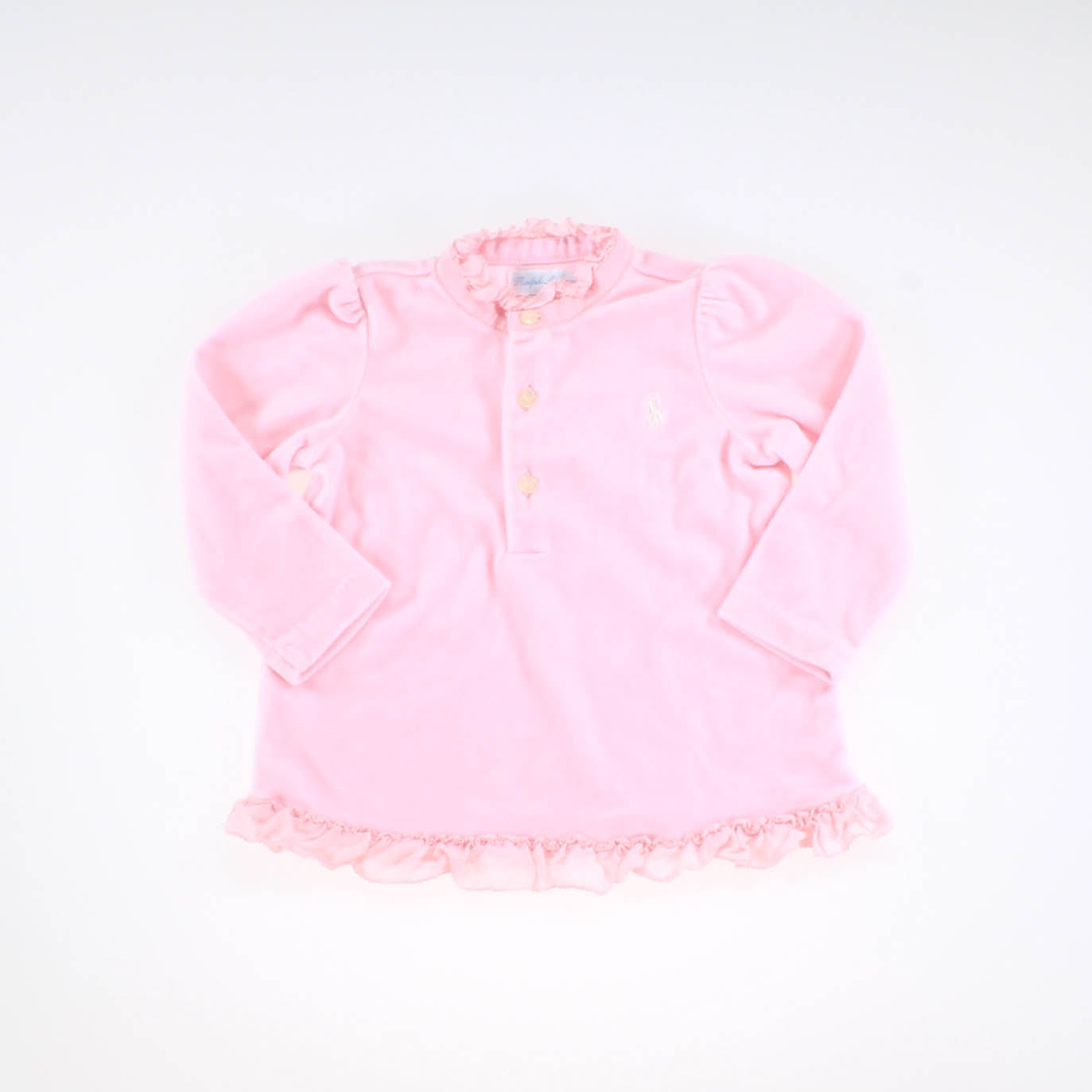 Ralph Lauren Girls Pink Dress Size: 9 Months Pink