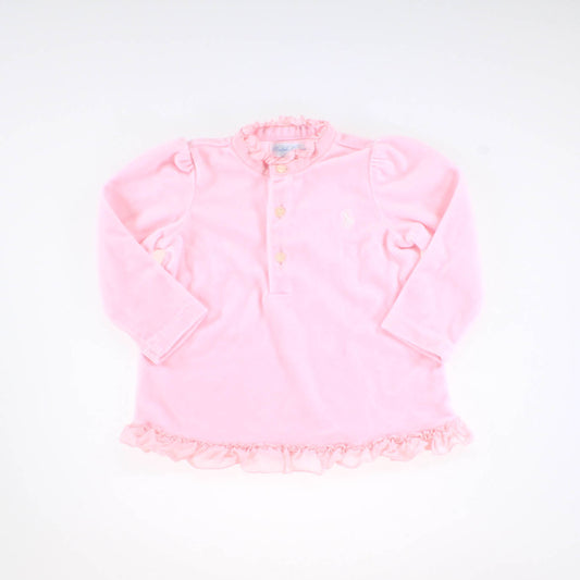 Ralph Lauren Girls Pink Dress Size: 9 Months Pink