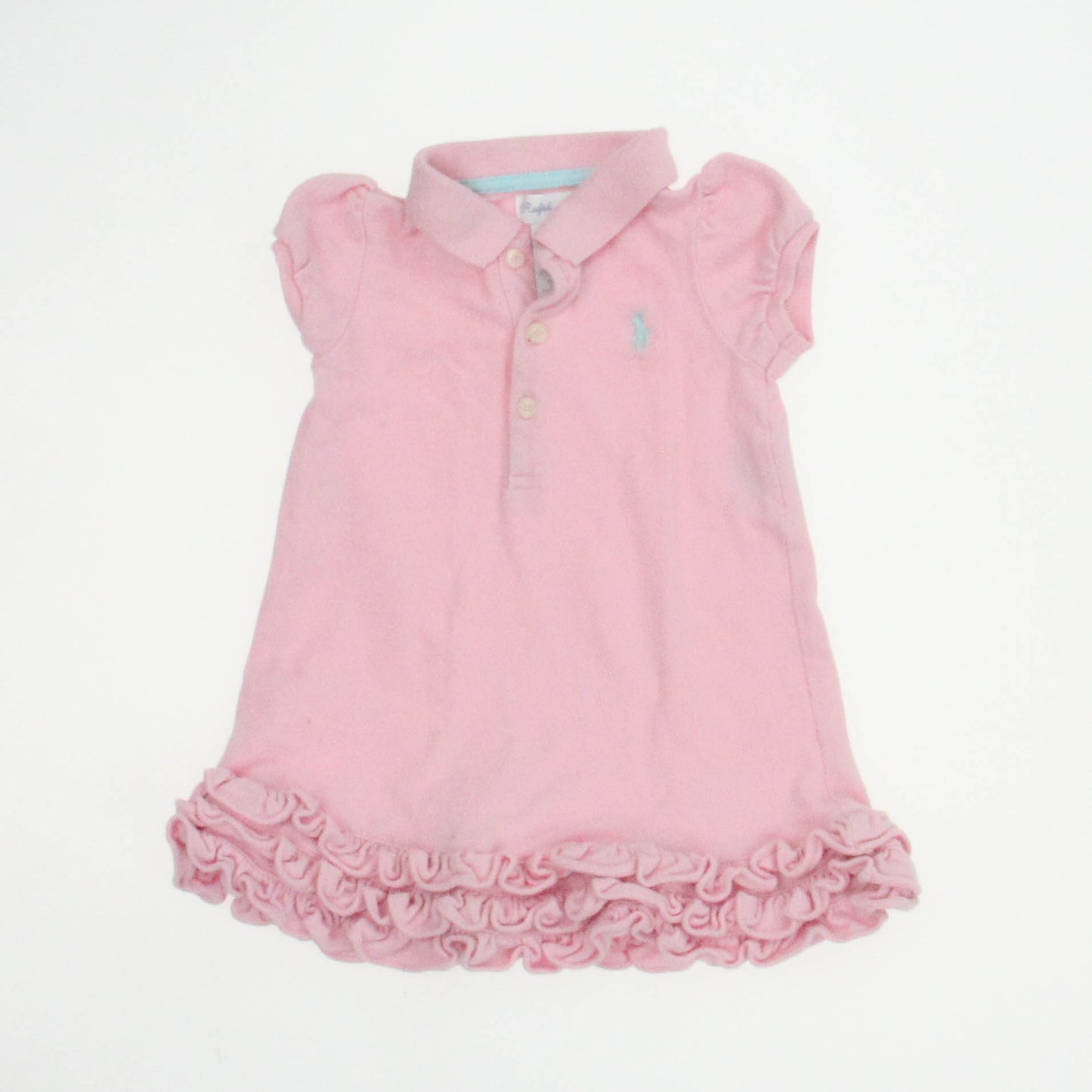 Ralph Lauren Girls Pink Dress Size: 9 Months Pink