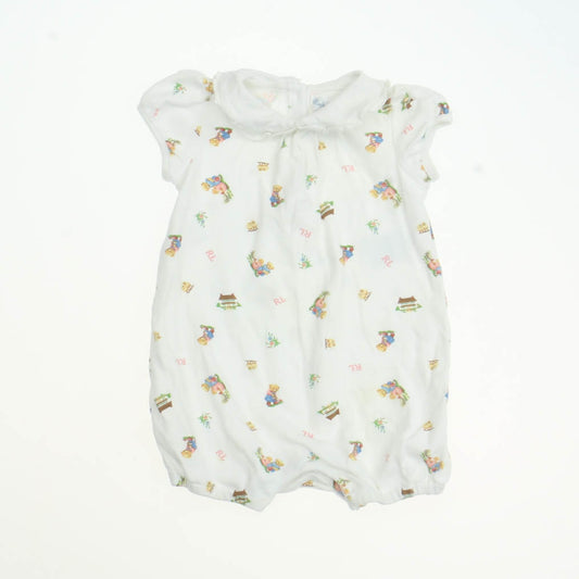 Ralph Lauren Girls White | RL Onesie Size: 9 Months White | RL