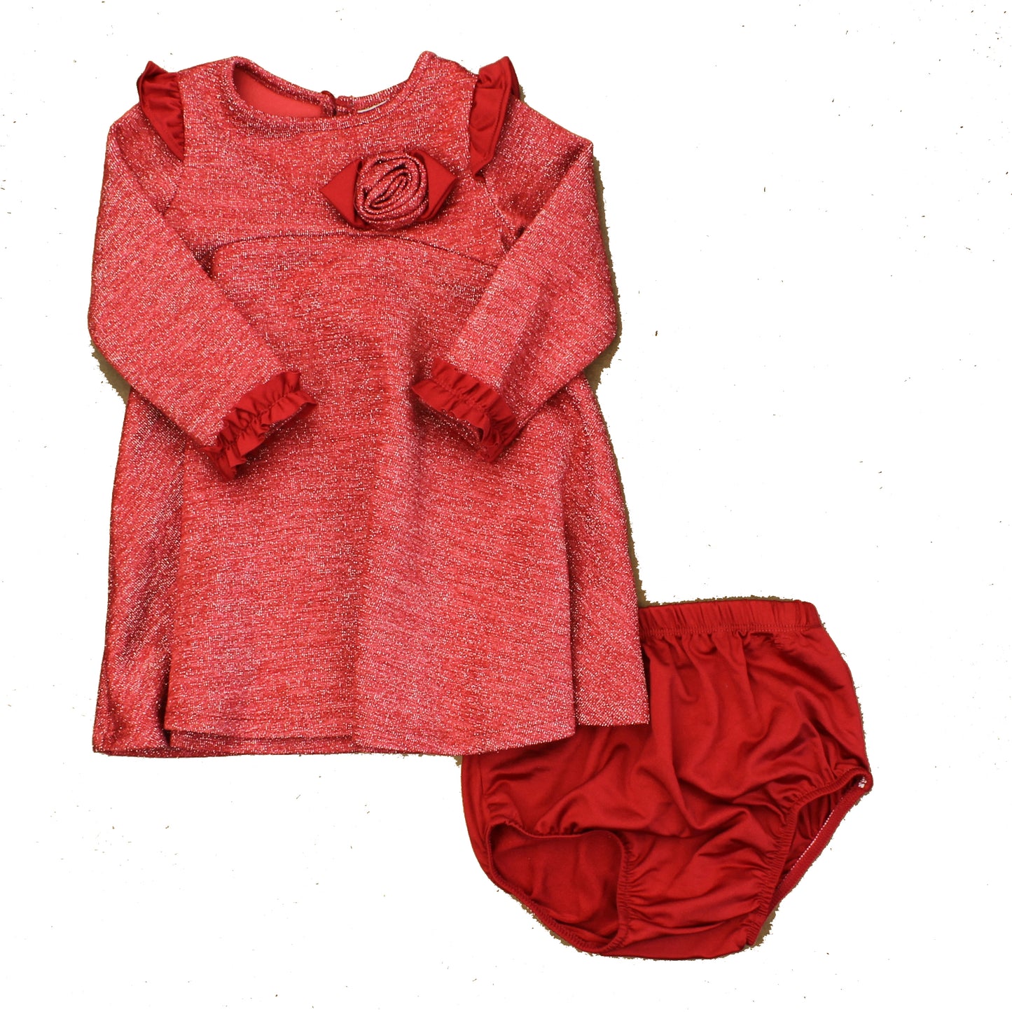 Rare Editions Girls Red | Sparkly Dress Size: 18 Months Red | Sparkly