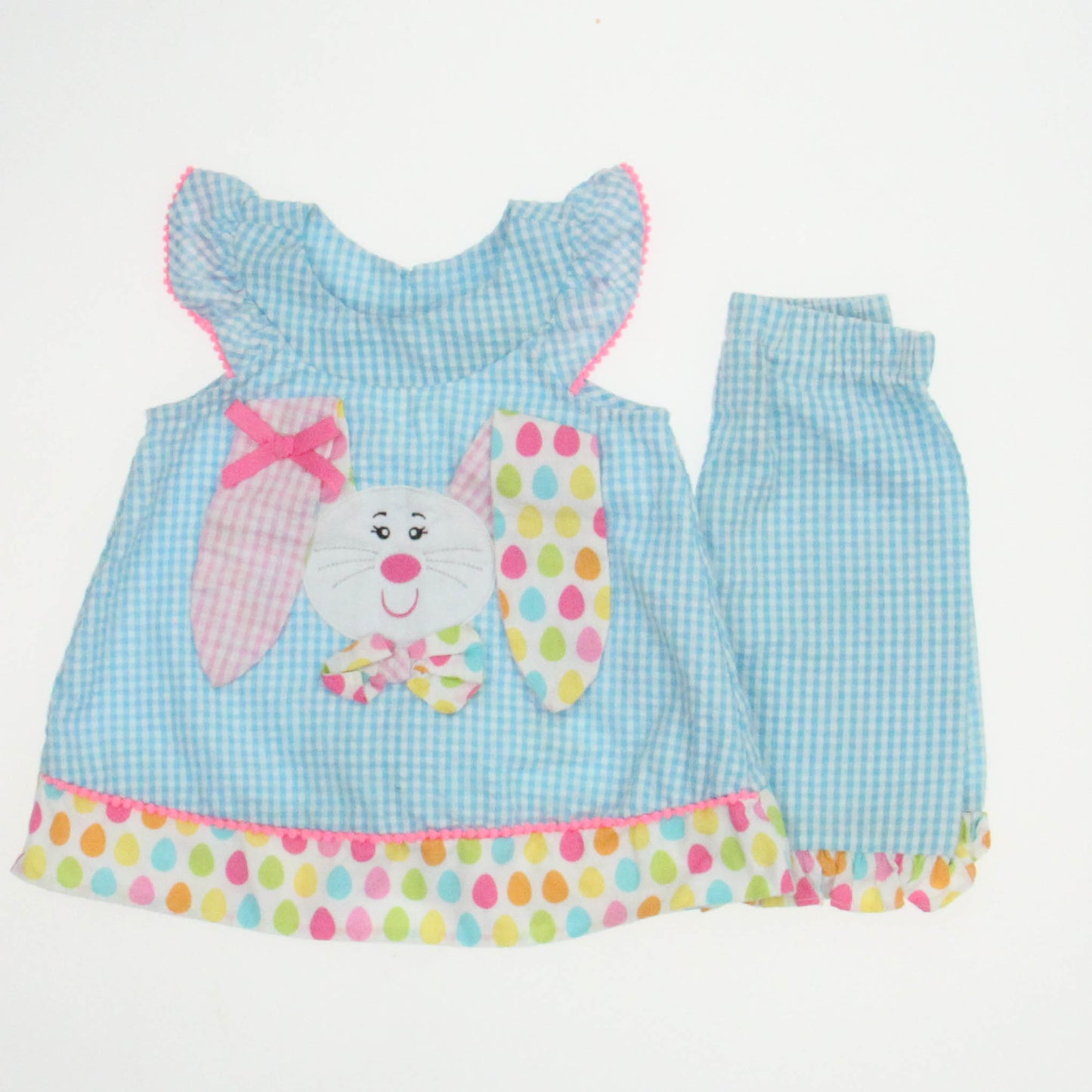 Rare Editions Girls Blue | Rabbit Apparel Sets Size: 6-9 Months Blue | Rabbit