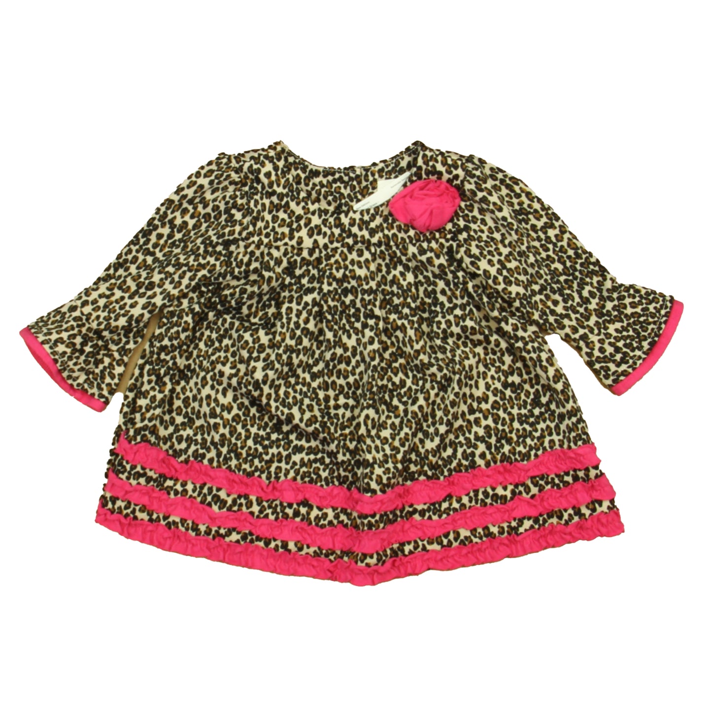 Rare Editions Girls Leopard Dress Size: 9 Months Leopard