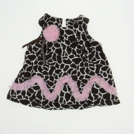 Rare, Too! Girls Brown | White Blouse Size: 18 Months Brown | White