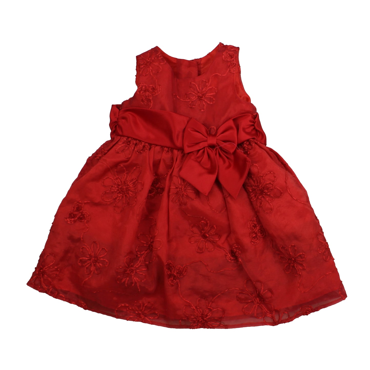 Rare, Too! Girls Red Special Occasion Dress Size: 24 Months Red