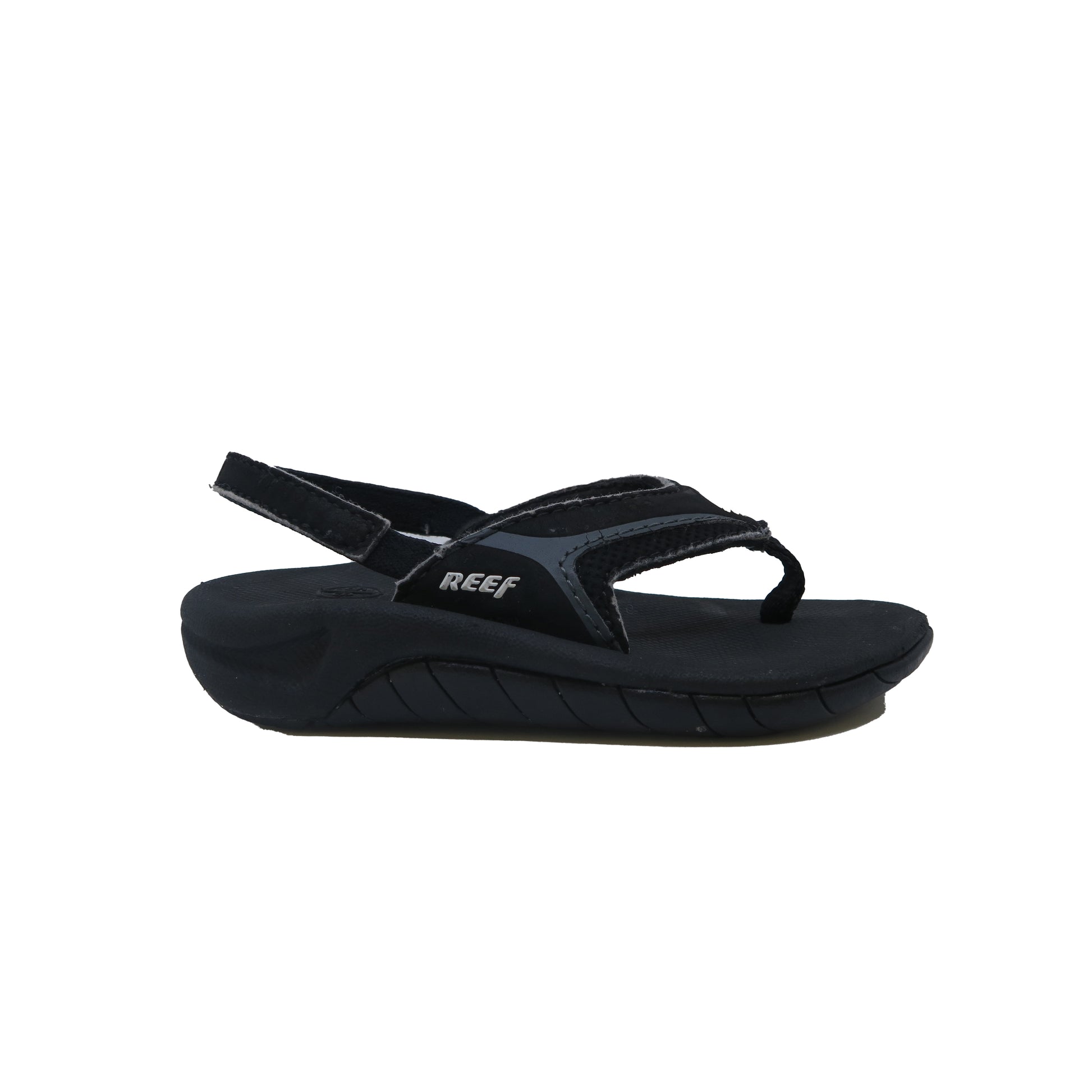 Reef Unisex Black Sandals Size: 5-6 Toddler Black