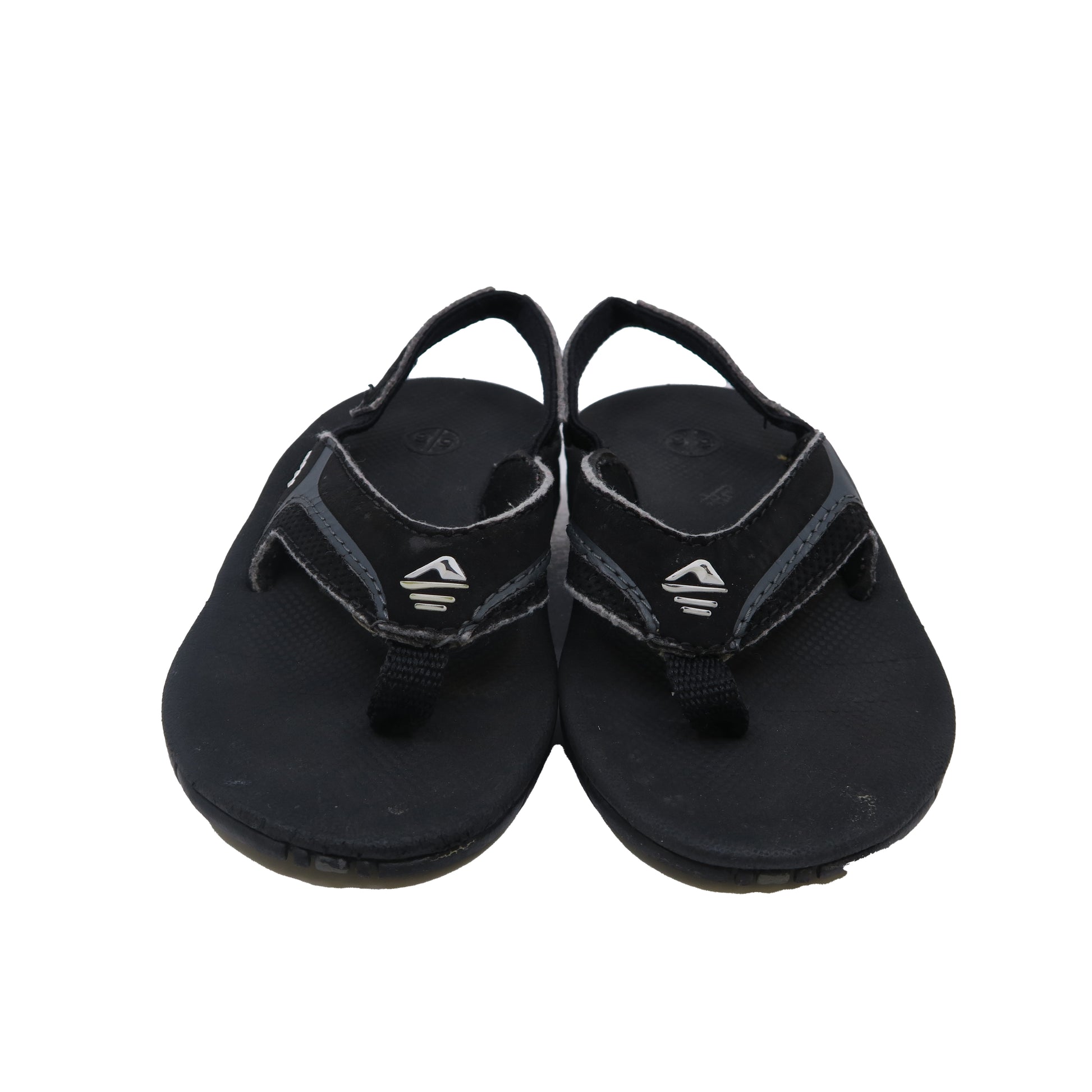 Reef Unisex Black Sandals Size: 5-6 Toddler Black