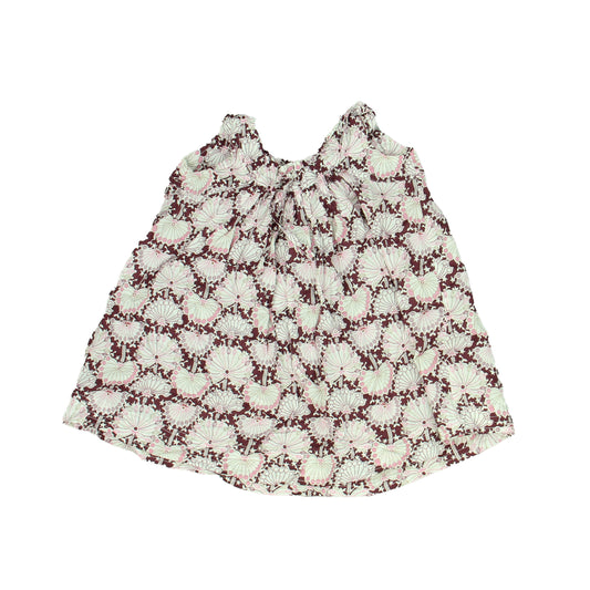 Reina Batata Girls Pink | Brown Dress Size: 2T