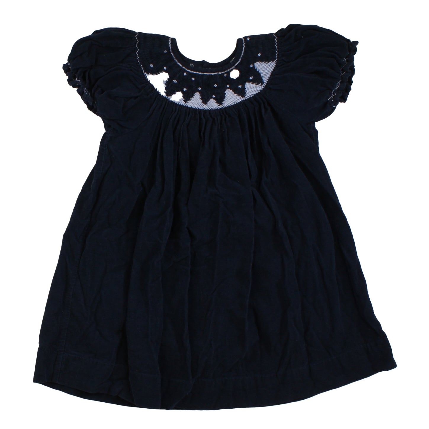 Remember Nguyen Girls Blue | Purple | Smocked Dress Size: 24 Months Blue | Purple | Smocked
