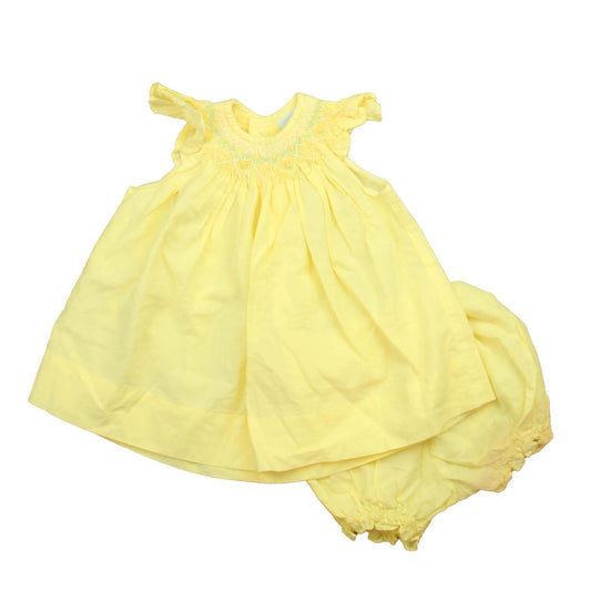 Remember Nguyen Girls Yellow Dress Size: Newborn
