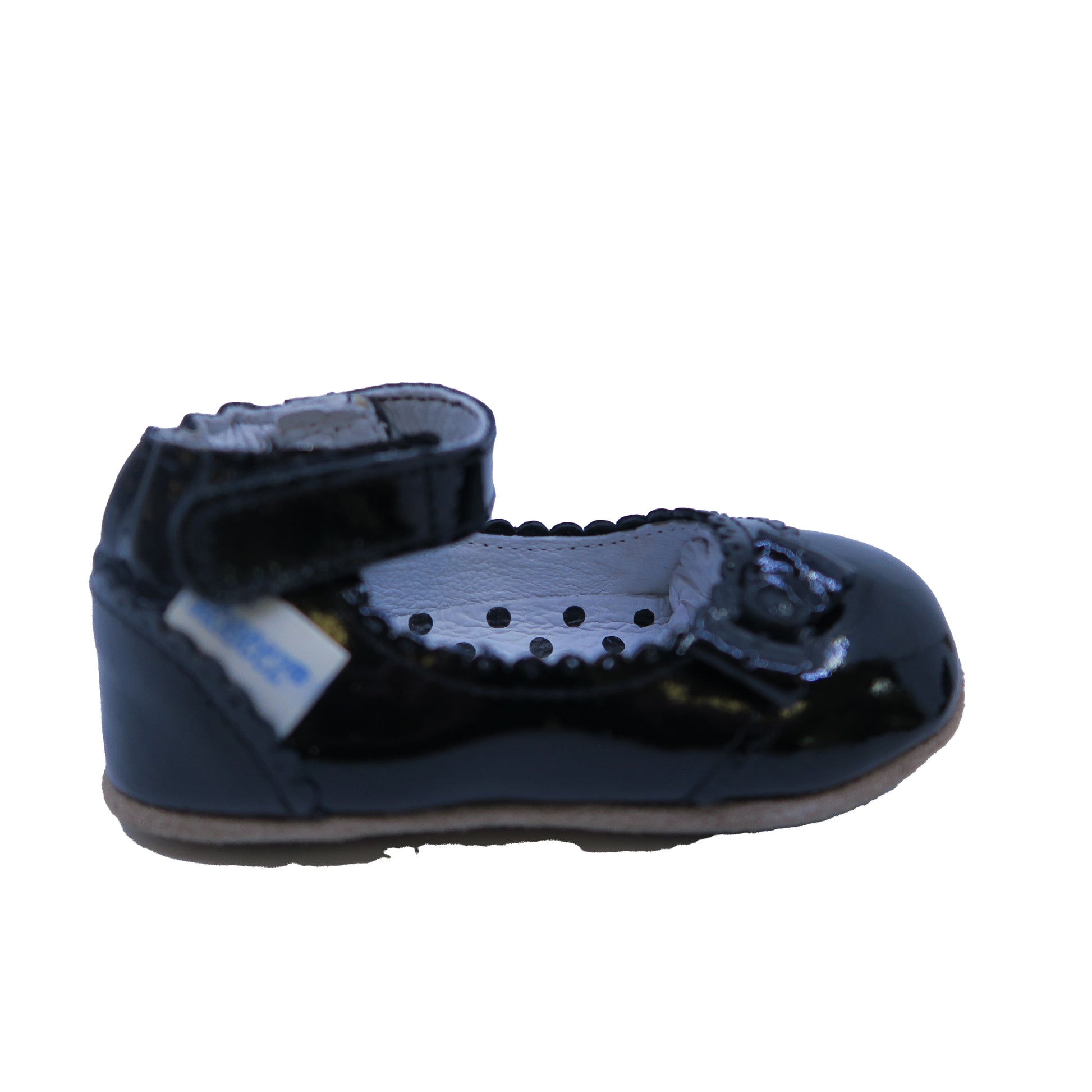 Robeez Girls Black Booties Size: 6-9 Months Black