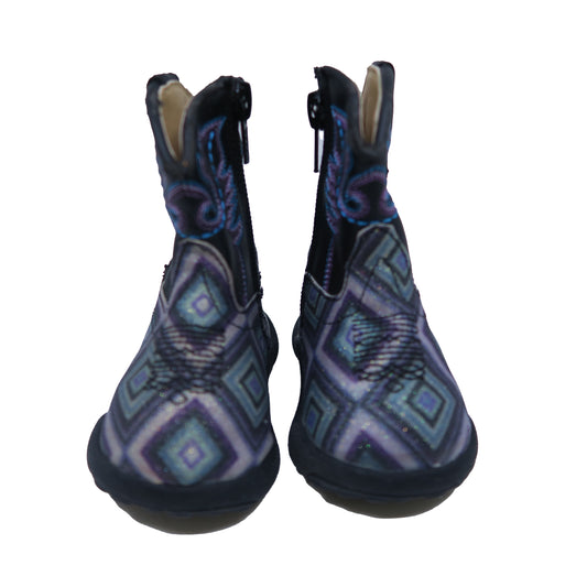 Roper Girls Black | Purple Boots Size: 1 Infant Black | Purple