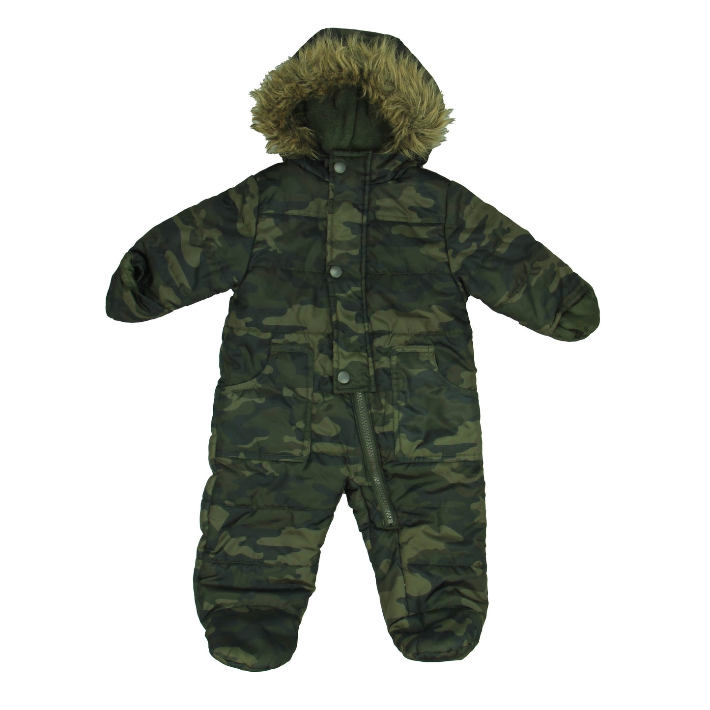Rothschild Boys Brown | Green | Camo Bunting Size: 6-9 Months Brown | Green | Camo