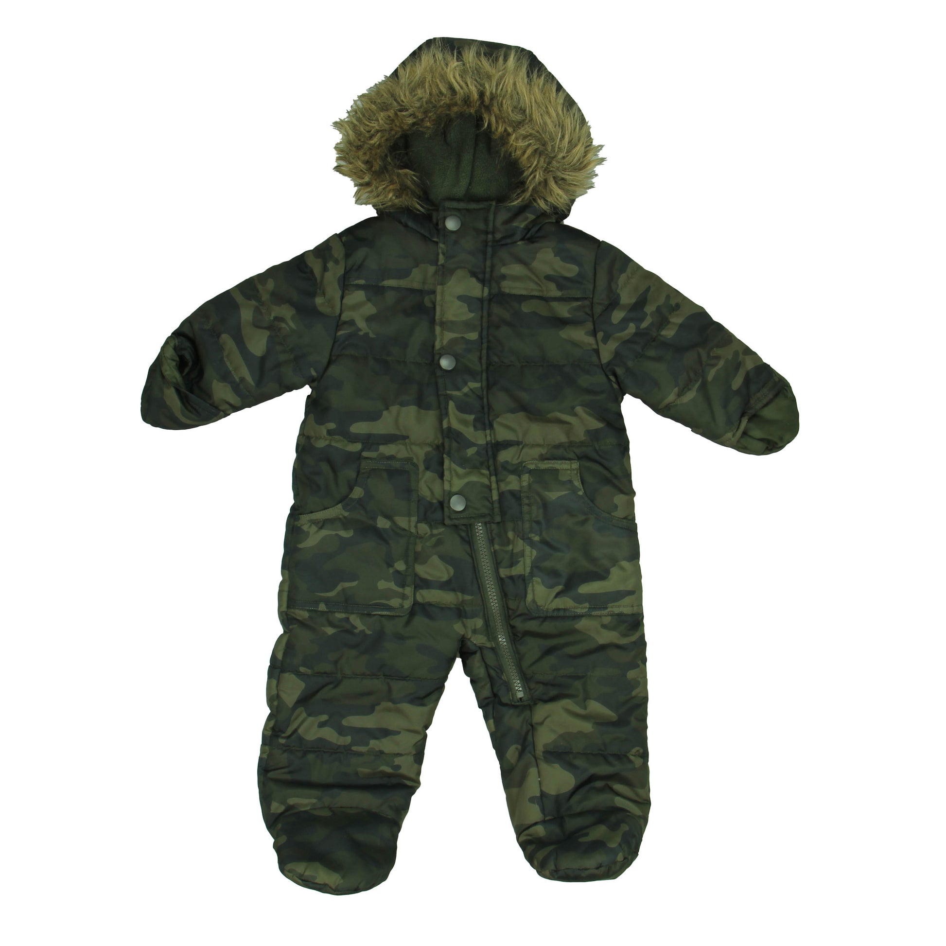 Rothschild Boys Brown | Green | Camo Bunting Size: 6-9 Months Brown | Green | Camo
