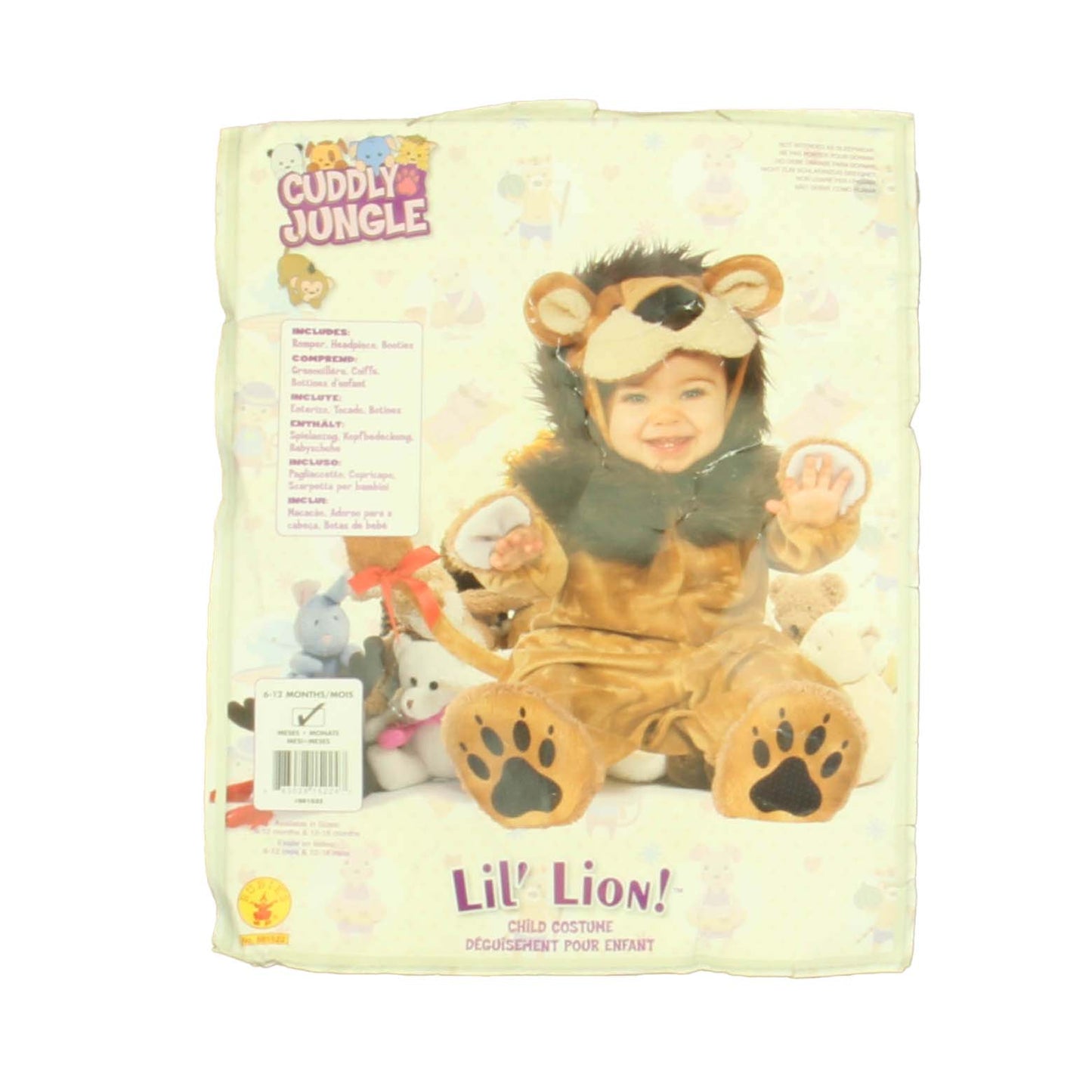 Rubie's Costume Unisex Brown Lion Costume Size: 6-12 Months Brown Lion