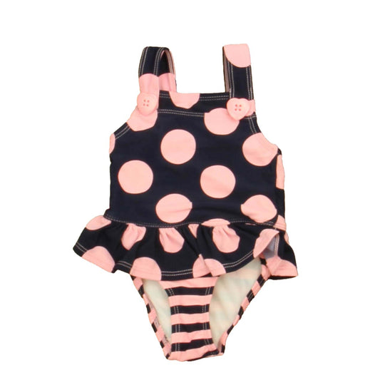 Ruum Girls Pink | Navy 1-piece Swimsuit Size: 12 Months Pink | Navy