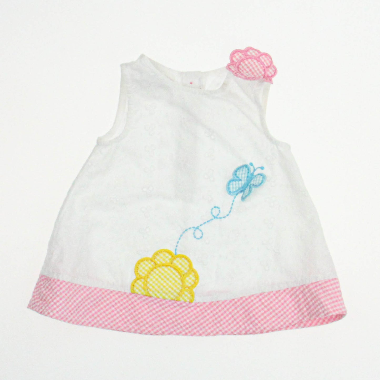 Samantha Says Girls White | Pink Dress Size: 6-9 Months White | Pink