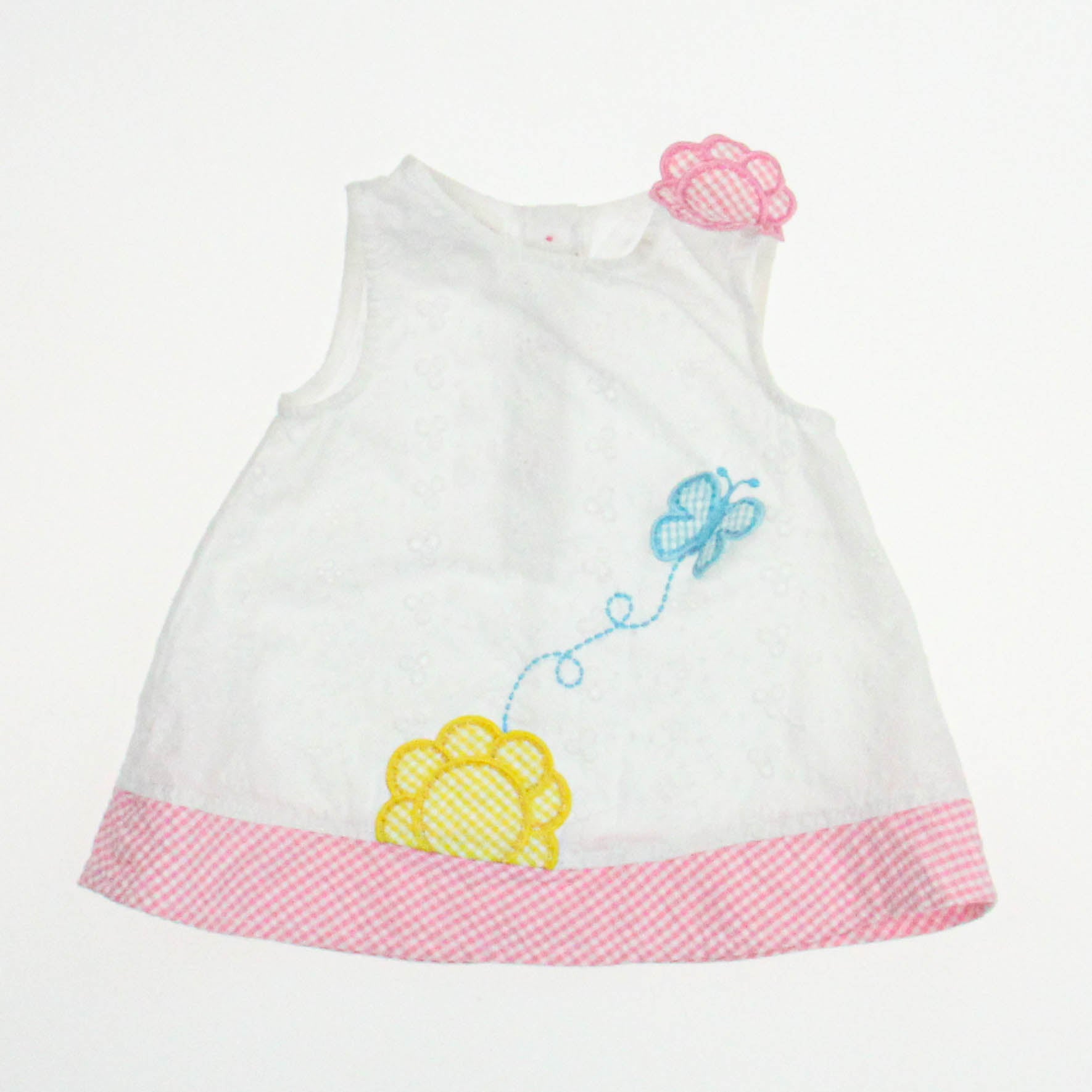 Samantha Says Girls White | Pink Dress Size: 6-9 Months White | Pink