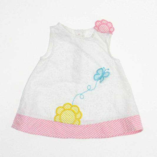 Samantha Says Girls White | Pink Dress Size: 6-9 Months White | Pink
