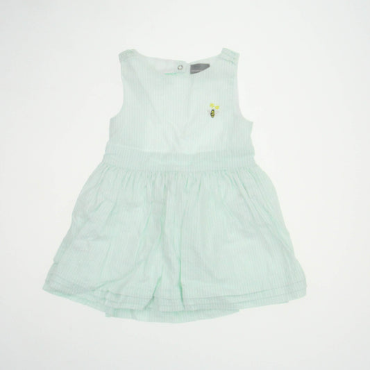 Sergent Major Girls Green | White Dress Size: 24 Months Green | White