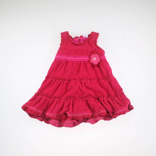 Shilav Girls Red | Pink Dress Size: 12-18 Months Red | Pink