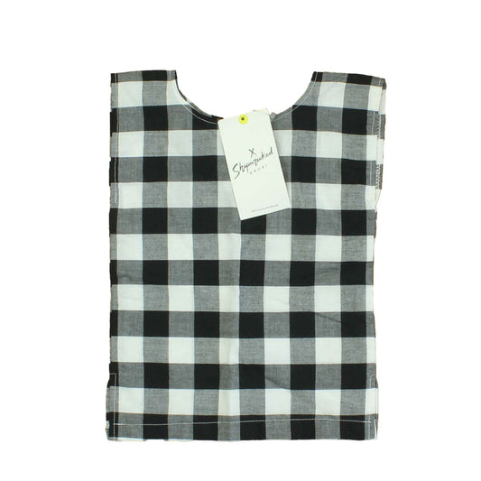 Shipwrecked Kauai Girls Black | White | Checks Blouse Size: 6-12 Months Black | White | Checks