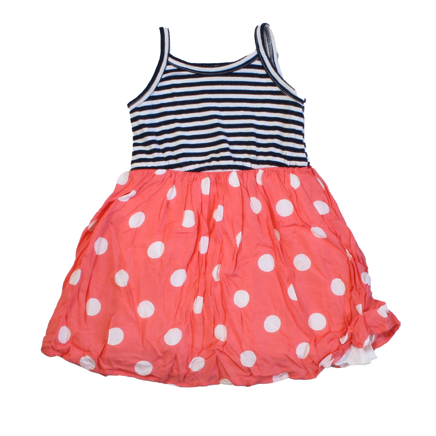 Spendid Girls Orange | Blue | White | Stripes Dress Size: 12-18 Months Orange | Blue | White | Stripes