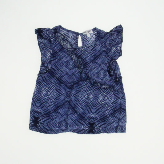 Splendid Girls Blue Blouse Size: 12-18 Months Blue