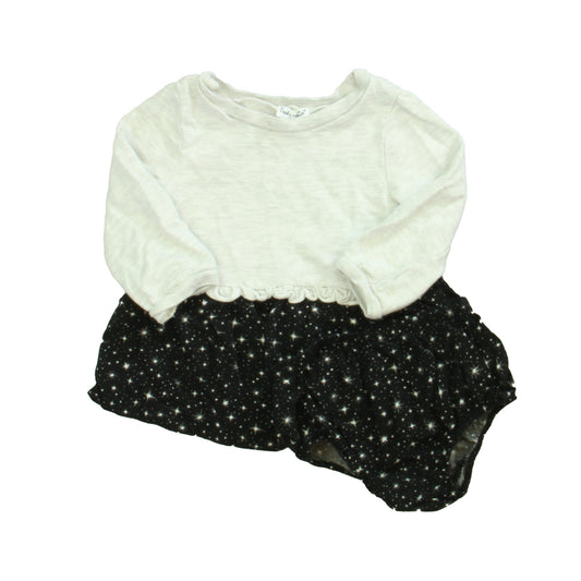 Splendid Girls Gray | Black Dress Size: 12-18 Months Gray | Black