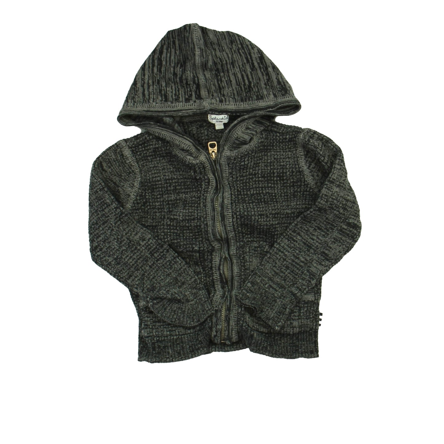 Splendid Unisex Grey Hoodie Size: 12-18 Months